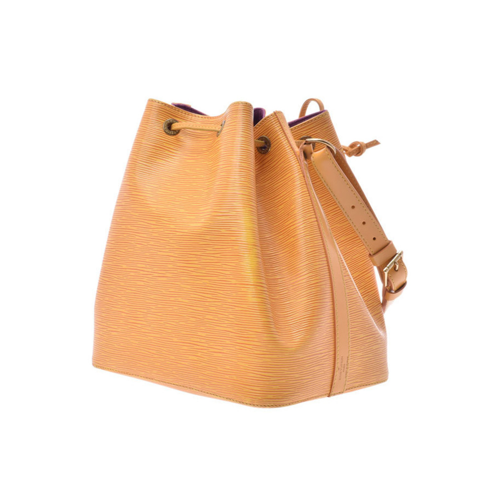 Louis Vuitton Leather Yellow Epi Shoulder Noe Bag